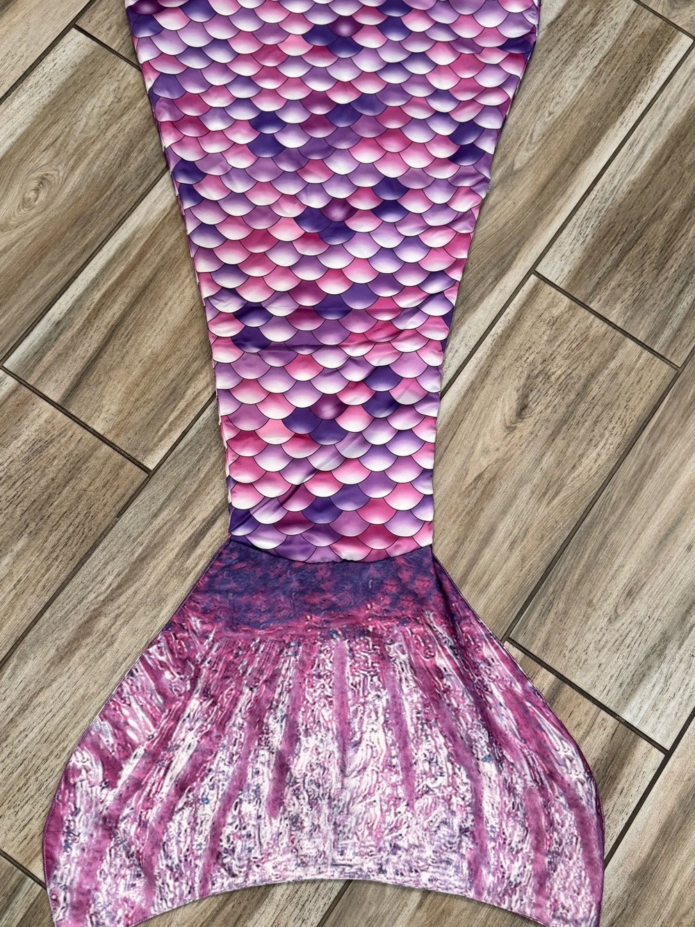 Country Mermaids Pink Purple Mermaid Tail Blanket